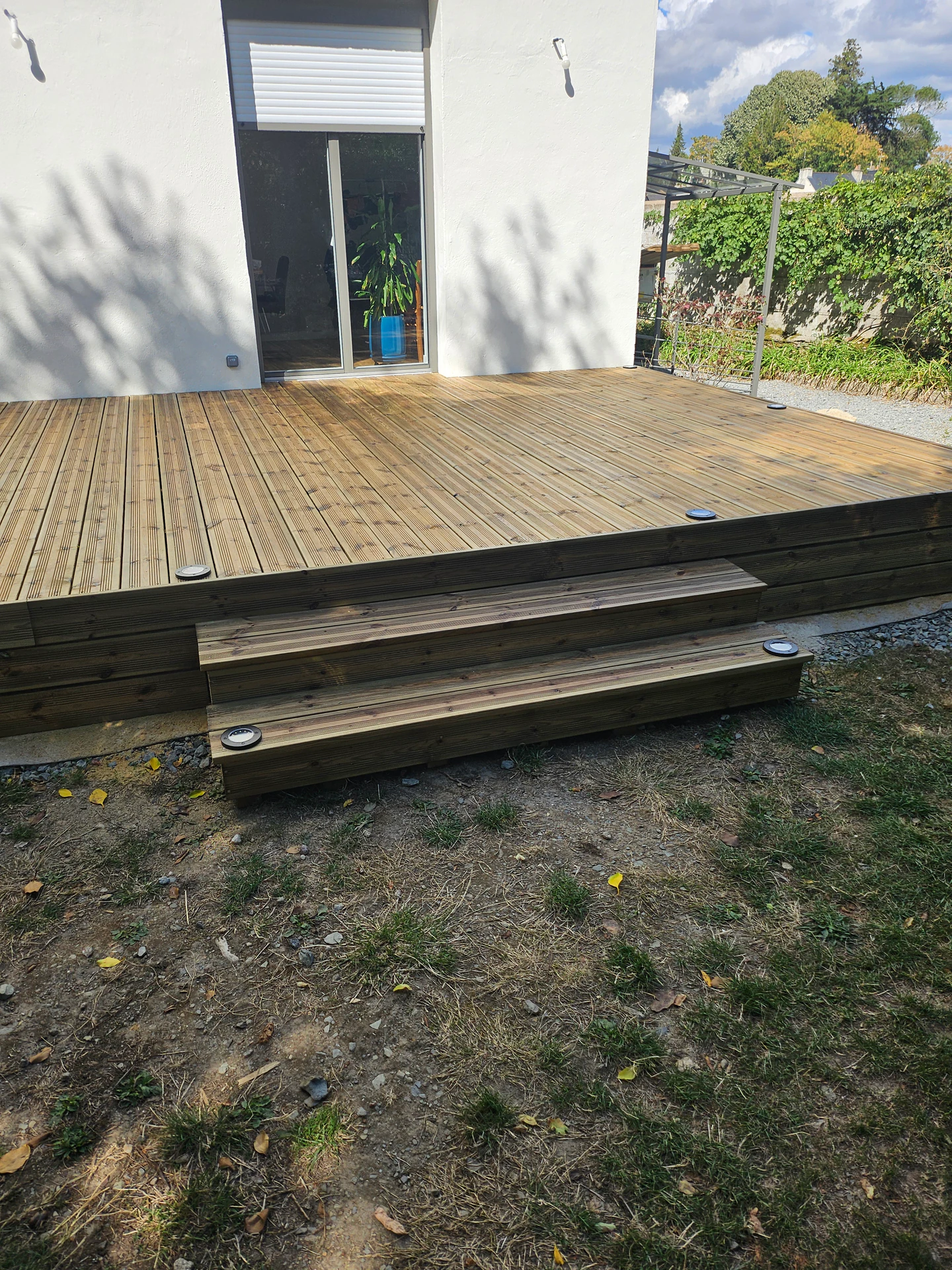 terrasse bois guer